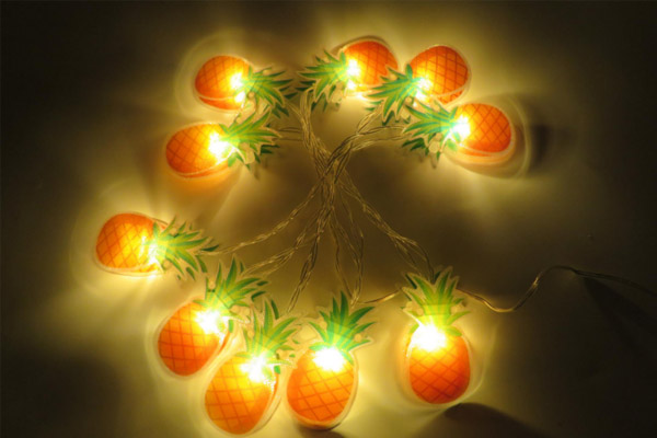 Pineapple warm white string light